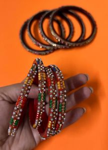 4 Bangles Kada Set Of 2