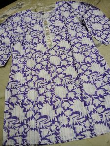 Short Pure Cotton Kurta