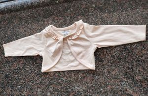 Cute Baby Bolero branded peach colour,kids wear