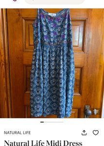 Boho Print Midi Dress