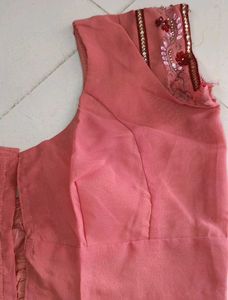HandWork Saree With Blouse