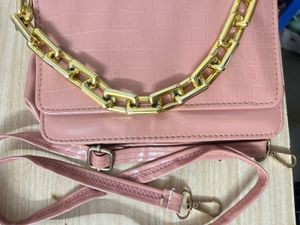 ZARA Women Sling Bag With Additional Attachment