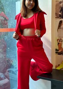 Vibrant Red Co-ord Set