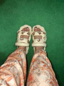 Cute Cream Bear Sandals