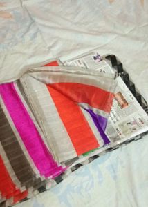 Price Drop 🌸🎉Multicolored Single Saree😊💥🌸