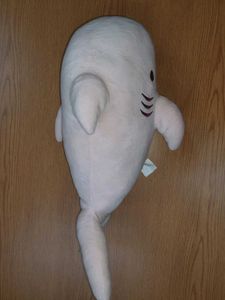 pink shark plush toy