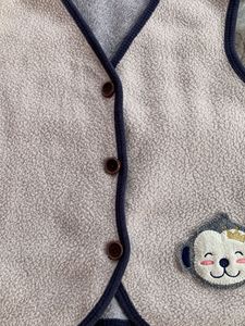 Cute Monkey Fleece Vest