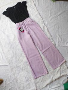 Black Pearl Top With Its Lilac Premium Jeans❤️?