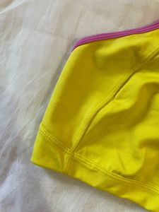 Vibrant Yellow Sports Bra