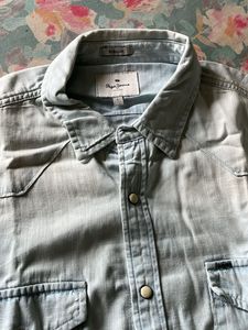 Pepe Jeans Blue Denim Shirt