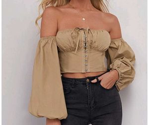 SHEIN Beige Cargo top