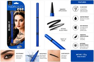 Huda Beauty Pop Kajal - Intense Black Finish