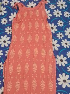 Beautiful Peach Ethnic Gown