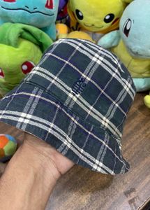 Rare Khaki Bucket Hat Reversible NII