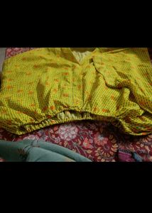 Yellow Printed Top