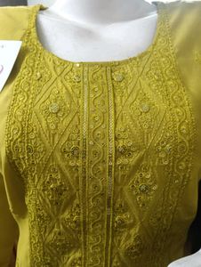 Yellow Kurta Set with Dupatta