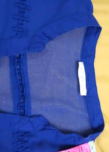 Promod Royal Blue Tunic Top