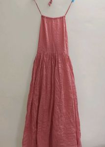 Flowy Pink Maxi Dress