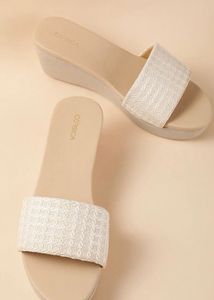 Corsica Textured Wedge Heels