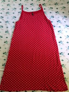 Rio Red Dress With White T-shirt ( Set )