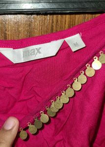 Stylish Pink Embellished Top