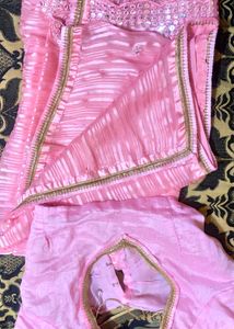 Beautiful Baby Pink Saree