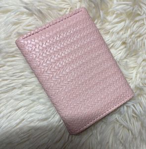 Chic Woven Pink Wallet