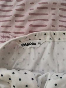 Polka Dot Bow Tube Top
