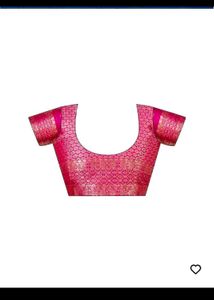 Stunning Pink Banarasi Silk Saree