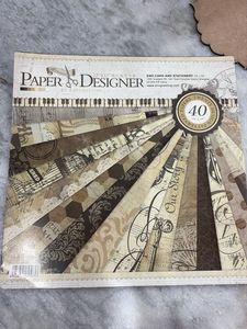 Vintage paper book (40 different  pages)