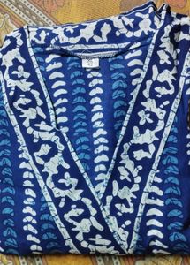 COTTON BLUE KURTA