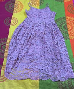 Lace Fit and Flare Dress