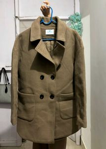 Elegant Brown Pea Coat