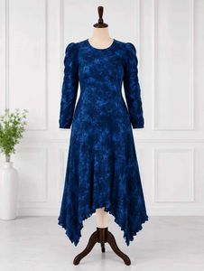 Royal Blue Asymmetrical Dress