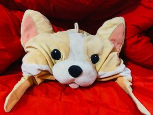 Cute Dog Hooded Plush Costume