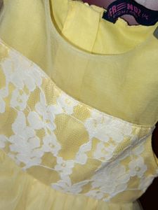 Yellow Lace Dress (9-12 Months)