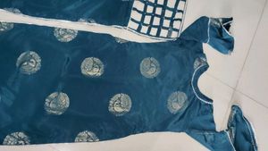 Teal Blue Salwar Kameez Set