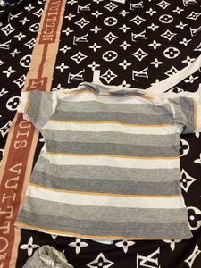 Striped Kids' Pajama Set