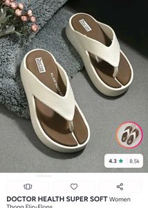 Comfortable White Flip Flops