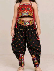 Embroidered Dhoti Set