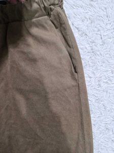 H&amp;M Brown Wide Leg Casual Pants