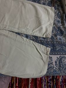 Comfortable Cream Trousers