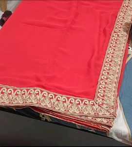Beautiful Heavy Like New Saree With Blouse 🤩