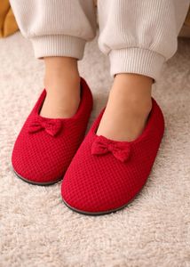Red Bow Flats for Women
