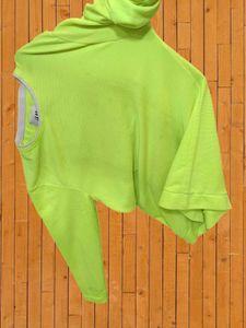 Neon Green T shirt Size M
