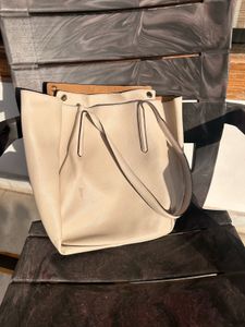 Stylish Cream Tote Bag