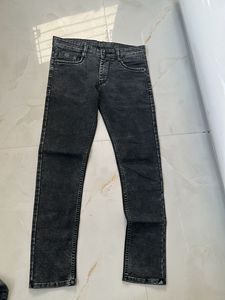 Stylish Gray Denim Jeans