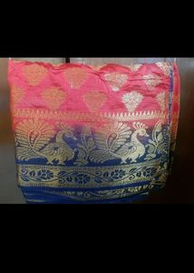 Red Kanzeevaram Saree With Stitch Blouse