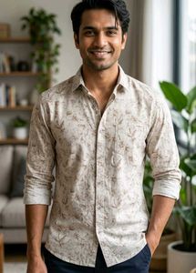 Men's Printed Casual Shirt