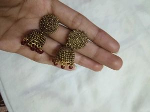 ✨ Beautiful 3 Pair Jhumki Combo | Traditional Earr